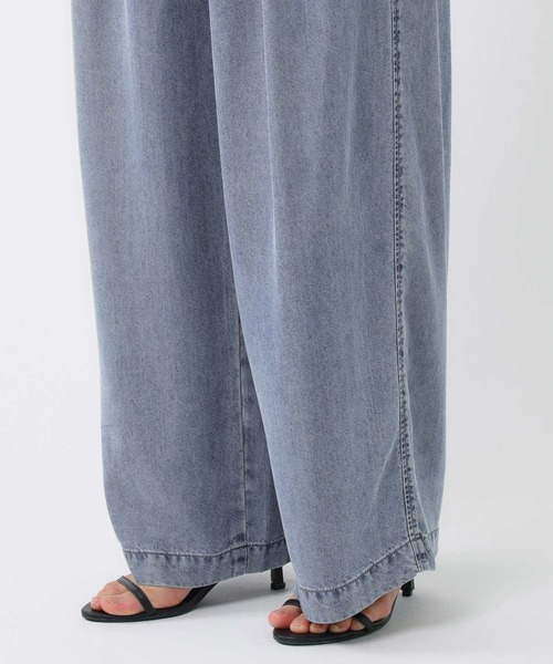 BARNYARDSTORM（バンヤードストーム）の「BARNYARDSTORM / ドロストライトデニムパンツ＜セットアップ対応＞【WEB限定】（デニムパンツ・レディース・インディゴブルー/グレー・S/M）」の6枚目の写真