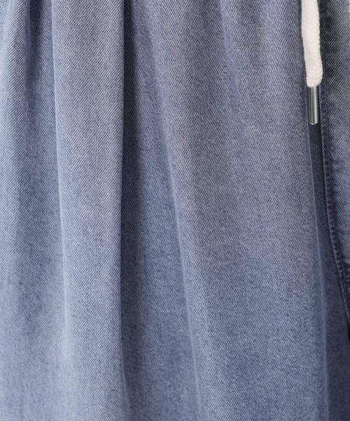 BARNYARDSTORM（バンヤードストーム）の「BARNYARDSTORM / ドロストライトデニムパンツ＜セットアップ対応＞【WEB限定】（デニムパンツ・レディース・インディゴブルー/グレー・S/M）」の7枚目の写真