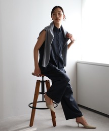 ENC(GN)́y悠zpolo collar sleeveless jumpsuit / m[X[u|݃I[C(Ȃ/I[C)