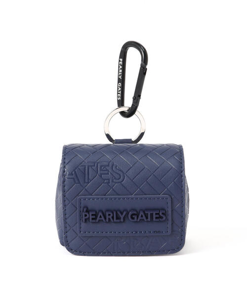 ①新品 未使用 PEARLY GATES ポーチ 2個セット ゴルフロゴシリーズ PEARLY GATES】BASICボールポーチ (UNISEX)（ゴルフグッズ）｜PEARLY