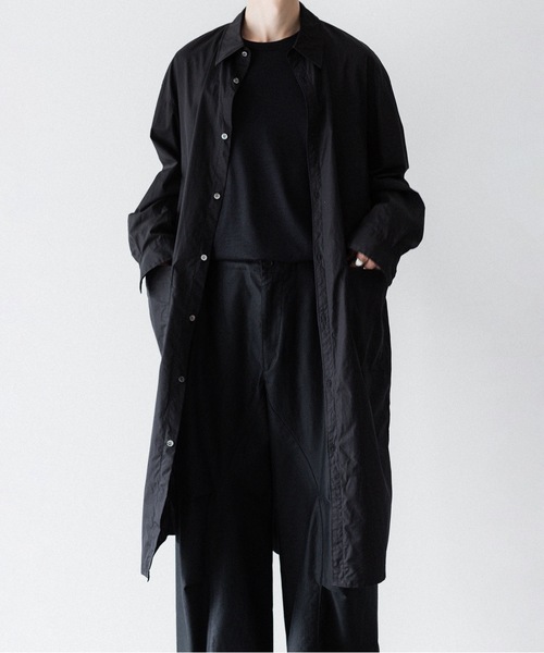 VEIN （ヴェイン）の「140/2 ギザブロード ロングシャツ / 140/2 GIZA BROAD LONG SHIRT（シャツ/ブラウス・メンズ・ホワイト/ブラック・1/3/2）」の12枚目の写真