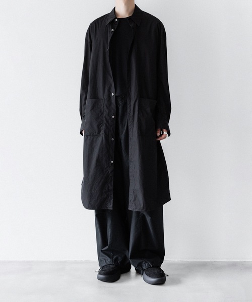 VEIN （ヴェイン）の「140/2 ギザブロード ロングシャツ / 140/2 GIZA BROAD LONG SHIRT（シャツ/ブラウス・メンズ・ホワイト/ブラック・1/3/2）」の16枚目の写真