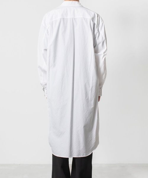 VEIN （ヴェイン）の「140/2 ギザブロード ロングシャツ / 140/2 GIZA BROAD LONG SHIRT（シャツ/ブラウス・メンズ・ホワイト/ブラック・1/3/2）」の20枚目の写真