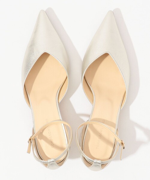 TOMORROWLAND （トゥモローランド）の「TOMORROWLAND ポインテッド ミュール（パンプス・レディース・シルバー・38/37/36）」の8枚目の写真