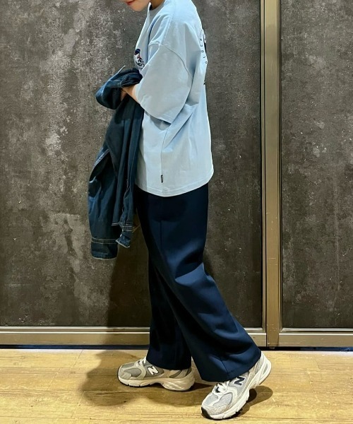 CAMP7（キャンプセブン）の「【店頭で人気】【CAMP7】マウンテンロゴグラフィックＴシャツ（Tシャツ/カットソー・メンズ・サックスブルー/ブラック/ホワイト・XL/L/M）」の19枚目の写真