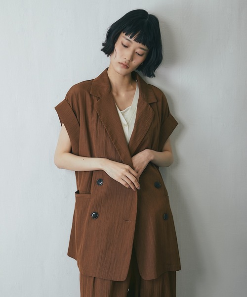 ヤマダヤ　vin Ample リネンライクハーフスリーブジャケット新品 リネンライクハーフスリーブジャケット 通販【ニッセン】