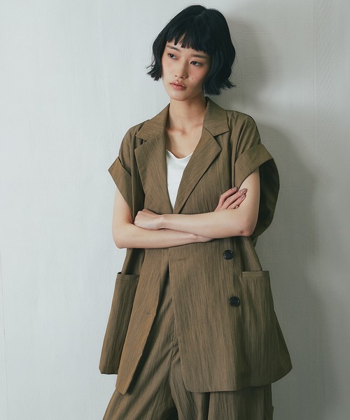 TO BE CHIC｜リネンライク ブラウスジャケット | Rakuten