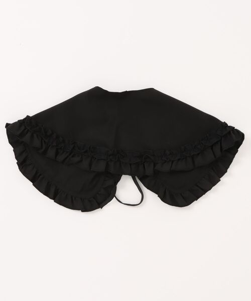 Mayree（メイリー）の「【resonance】フリルデザイン ビッグカラー つけ襟【マルチウェイ】（付け襟・レディース・ホワイト/ブラック・FREE）」の7枚目の写真