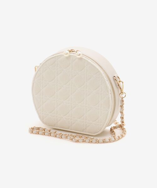 MAJESTIC LEGON(マジェスティックレゴン)の「レディサークルバッグ(ショルダーバッグ・レディース・アイボリー/ブラック/ホワイト系その他2・FREE)」の15枚目の写真