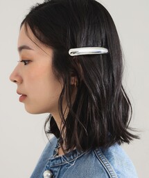 Demi-Luxe BEAMS | LIE STUDIO / The Molly ヘアクリップ シルバー(その他ヘアアクセサリー)