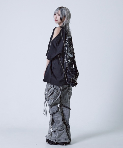 REFLEM（レフレム）の「『REFLEM/レフレム』うさ耳ぬいぐるみバッグ（ショルダーバッグ・レディース・ブラック/ホワイト・FREE）」の10枚目の写真