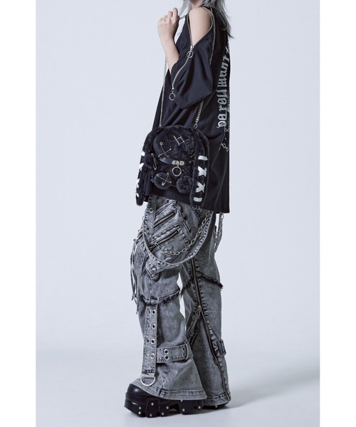 REFLEM（レフレム）の「『REFLEM/レフレム』うさ耳ぬいぐるみバッグ（ショルダーバッグ・レディース・ブラック/ホワイト・FREE）」の11枚目の写真