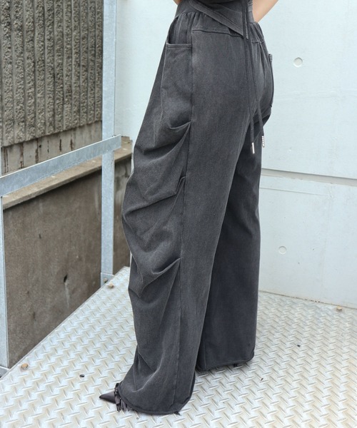 FIG&VIPER(フィグアンドバイパー)の「WashedデザインルーズPT(その他パンツ・レディース・ネイビー/ブラック・FREE)」の16枚目の写真