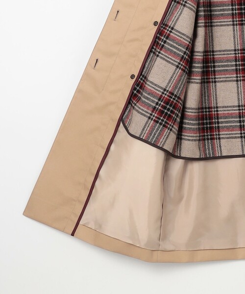 J.PRESS(ジェイプレス)の「コンパクトギャバ ステンカラー コート(ステンカラーコート・レディース・ベージュ系・T17/T15/T13)」の16枚目の写真