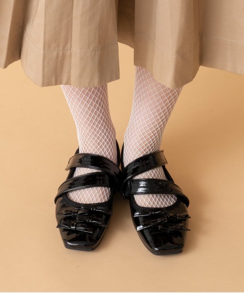 Casselini（キャセリーニ）の「Casselini(キャセリーニ)リボンシューズ（バレエシューズ・レディース・シルバー/レッド/ブラック・23/24/24.5/23.5）」の20枚目の写真