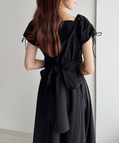 one after another NICE CLAUP（ワンアフターアナザーナイスクラップ）の「マルチウェイ/カシュクールブラウス+キャミワンピセット（ワンピース・レディース・ホワイト系その他/カーキ/ブラウン系その他/ブラック・FREE）」の5枚目の写真