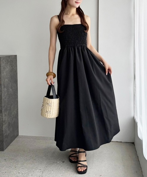 one after another NICE CLAUP（ワンアフターアナザーナイスクラップ）の「マルチウェイ/カシュクールブラウス+キャミワンピセット（ワンピース・レディース・ホワイト系その他/カーキ/ブラウン系その他/ブラック・FREE）」の11枚目の写真