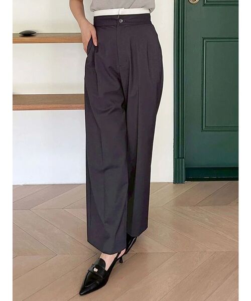 MERCURYDUO（マーキュリーデュオ）の「折返しベルトパンツ（その他パンツ・レディース・ネイビー/グレー・SMALL/MEDIUM）」の21枚目の写真