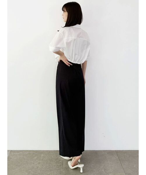 MERCURYDUO（マーキュリーデュオ）の「折返しベルトパンツ（その他パンツ・レディース・ネイビー/グレー・SMALL/MEDIUM）」の3枚目の写真