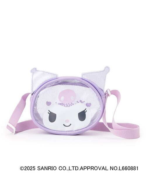 sanrio(サンリオ)の「【サンリオキャラクターズ】ポシェット(ショルダーバッグ・キッズ・パープル/ホワイト・00)」の1枚目の写真