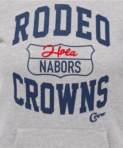 RODEO CROWNS WIDE BOWL(ロデオクラウンズワイドボウル)の「RCS カレッジ ロゴ スウェット パーカー(パーカー・レディース・ブラック/トップグレー/ボルドー・SMALL/MEDIUM)」の5枚目の写真