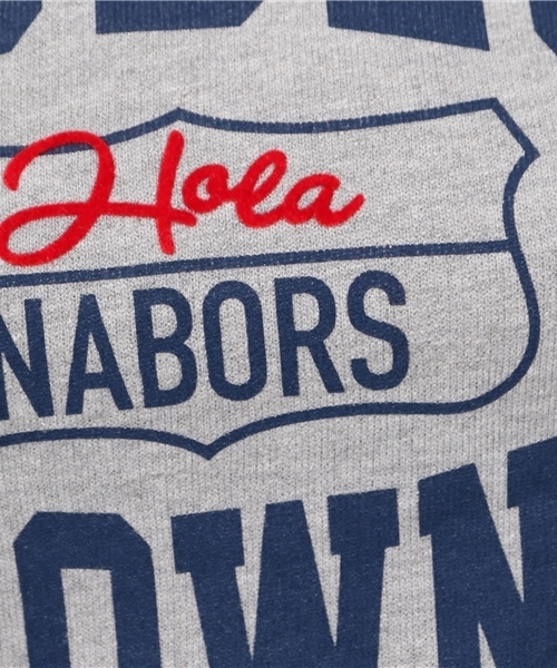 RODEO CROWNS WIDE BOWL(ロデオクラウンズワイドボウル)の「RCS カレッジ ロゴ スウェット パーカー(パーカー・レディース・ブラック/トップグレー/ボルドー・SMALL/MEDIUM)」の4枚目の写真