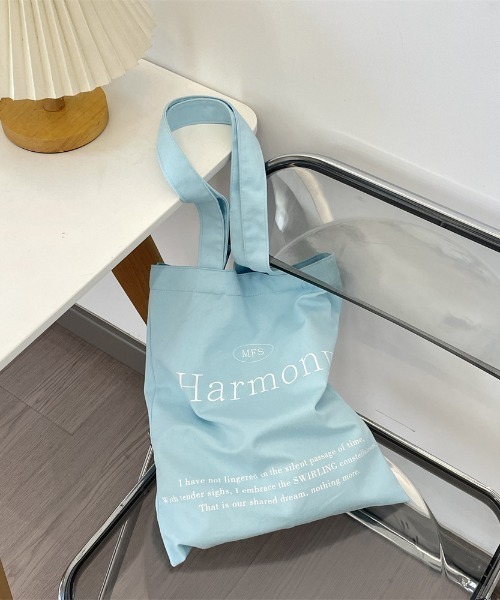 mebole(メボレ)の「Harmony Casual Tote Bag(トートバッグ・レディース・アイボリー/グリーン/ブルー/パープル・FREE)」の3枚目の写真