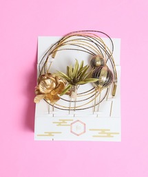 gargle（ガーグル）の「gargle ガーグル：JAPANシリーズ　和玉と花　水引き　ヘアピン　セットUピン（ヘアピン）」