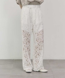 【THE TOKYO/ザトウキョウ】2 piece Lace Pants/レースフレアパンツ/SET UP(セットアップ)
