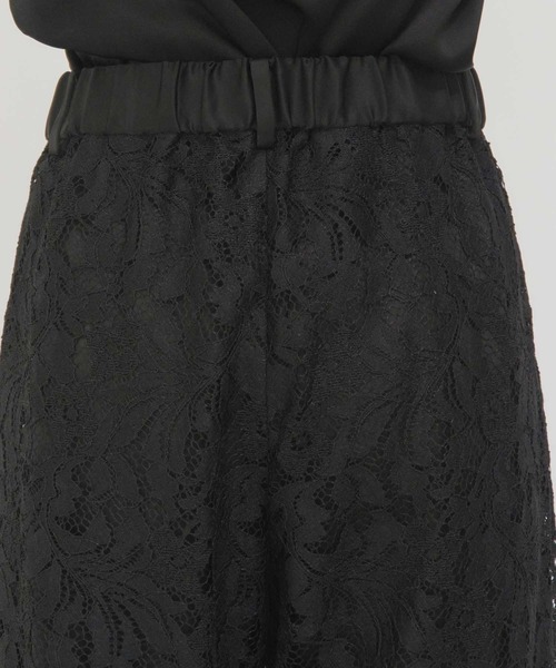 THE PERMANENT EYE(ザパーマネントアイ)の「【THE TOKYO/ザトウキョウ】2 piece Lace Pants/レースフレアパンツ/SET UP(セットアップ)(その他パンツ・レディース・ネイビー/ホワイト/ブラック・36/38)」の11枚目の写真
