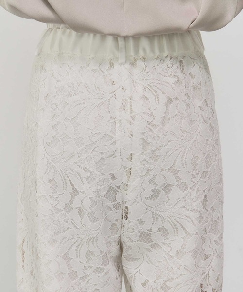 THE PERMANENT EYE(ザパーマネントアイ)の「【THE TOKYO/ザトウキョウ】2 piece Lace Pants/レースフレアパンツ/SET UP(セットアップ)(その他パンツ・レディース・ネイビー/ホワイト/ブラック・36/38)」の19枚目の写真