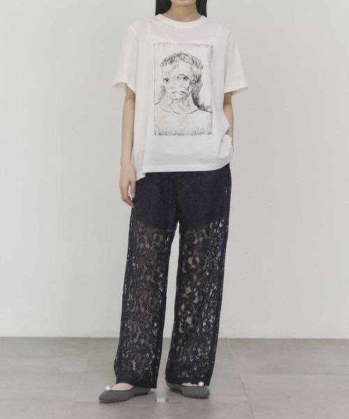 THE PERMANENT EYE(ザパーマネントアイ)の「【THE TOKYO/ザトウキョウ】2 piece Lace Pants/レースフレアパンツ/SET UP(セットアップ)(その他パンツ・レディース・ネイビー/ホワイト/ブラック・36/38)」の20枚目の写真