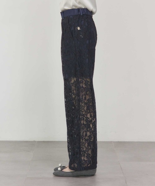THE PERMANENT EYE(ザパーマネントアイ)の「【THE TOKYO/ザトウキョウ】2 piece Lace Pants/レースフレアパンツ/SET UP(セットアップ)(その他パンツ・レディース・ネイビー/ホワイト/ブラック・36/38)」の22枚目の写真