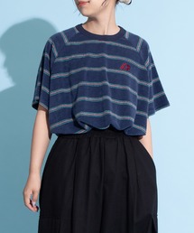 PUNYUS | ボーダーパイルビッグＴシャツ(Tシャツ/カットソー)