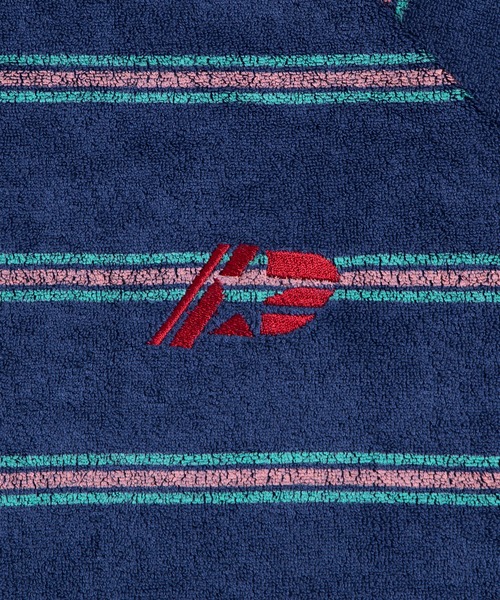 PUNYUS（プニュズ）の「ボーダーパイルビッグＴシャツ（Tシャツ/カットソー・レディース・ベージュ/ネイビー/サックスブルー・3/4）」の17枚目の写真