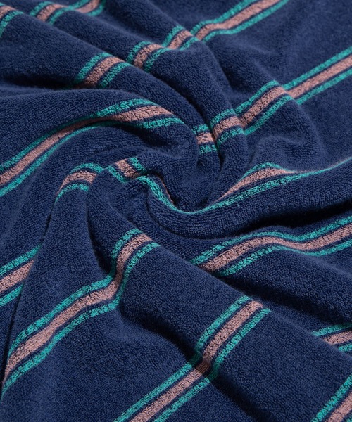 PUNYUS（プニュズ）の「ボーダーパイルビッグＴシャツ（Tシャツ/カットソー・レディース・ベージュ/ネイビー/サックスブルー・3/4）」の21枚目の写真