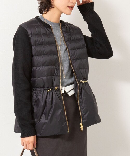 TAION/タイオン】別注ニットコンビダウンジャケット（ダウンジャケット