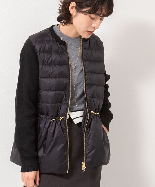 TAION/タイオン】別注ニットコンビダウンジャケット（ダウンジャケット