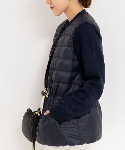 TAION/タイオン】別注ニットコンビダウンジャケット（ダウンジャケット