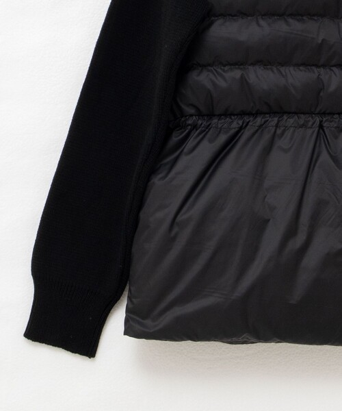 TAION(タイオン)の「【TAION/タイオン】別注ニットコンビダウンジャケット(ダウンジャケット/コート・レディース・ブラック/ネイビー・FREE)」の16枚目の写真