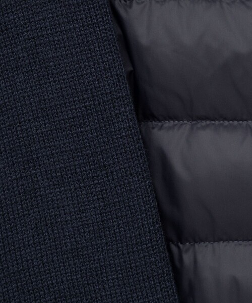 TAION(タイオン)の「【TAION/タイオン】別注ニットコンビダウンジャケット(ダウンジャケット/コート・レディース・ブラック/ネイビー・FREE)」の11枚目の写真