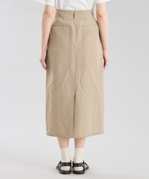 MACKINTOSH PHILOSOPHY(マッキントッシュ フィロソフィー)の「GREY LABEL リネンナイロンスカート(スカート・レディース・ベージュ/ブラック・1/2)」の10枚目の写真