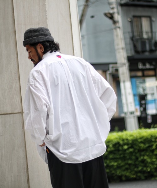 NATAL DESIGN(ネイタルデザイン)の「WIDE SHIRTS SEE SEE(シャツ/ブラウス・メンズ・サックスブルー/ホワイト・LARGE/X-LARGE/XX-LARGE)」の4枚目の写真
