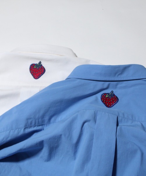 NATAL DESIGN(ネイタルデザイン)の「WIDE SHIRTS SEE SEE(シャツ/ブラウス・メンズ・サックスブルー/ホワイト・LARGE/X-LARGE/XX-LARGE)」の6枚目の写真