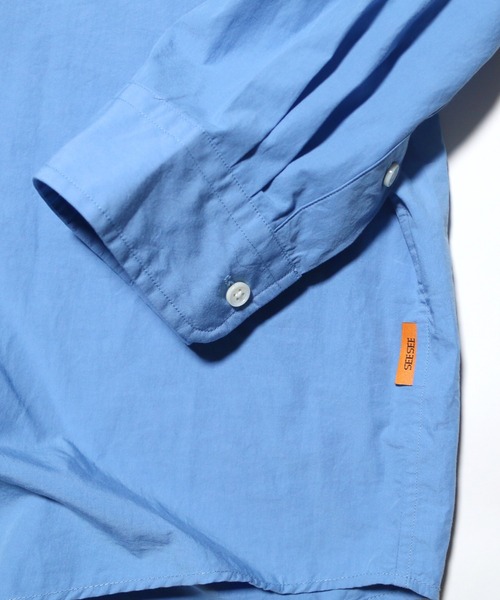 NATAL DESIGN(ネイタルデザイン)の「WIDE SHIRTS SEE SEE(シャツ/ブラウス・メンズ・サックスブルー/ホワイト・LARGE/X-LARGE/XX-LARGE)」の11枚目の写真