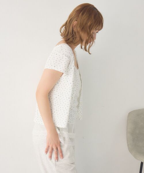 RETRO GIRL（レトロガール）の「裾レースキャミ×カーデセット（Tシャツ/カットソー・レディース・ホワイト系その他/グレー系その他/ブルー・FREE）」の10枚目の写真