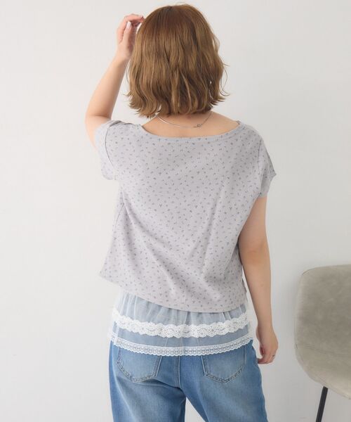RETRO GIRL（レトロガール）の「裾レースキャミ×カーデセット（Tシャツ/カットソー・レディース・ホワイト系その他/グレー系その他/ブルー・FREE）」の19枚目の写真