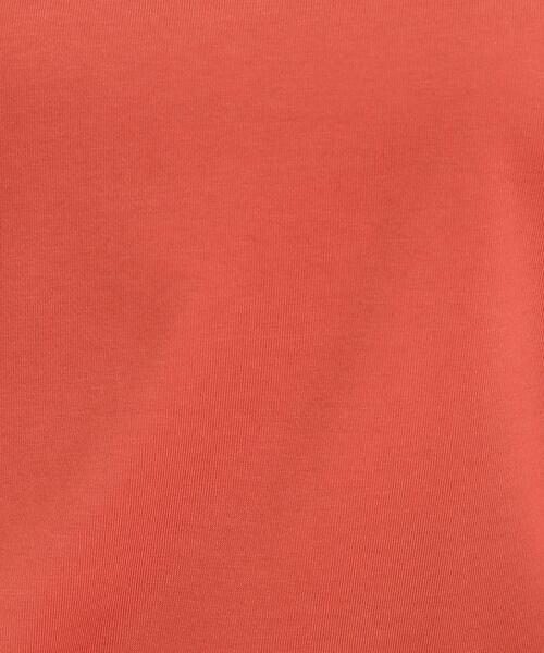 SHOO・LA・RUE（シューラルー）の「【S-LL/汗ジミ軽減/ひんやり/UV】体型カバーに タック入りドルマントップス（Tシャツ/カットソー・レディース・ホワイト/ブラック/ブラウン系/レッド系1・01/02/03/04）」の14枚目の写真