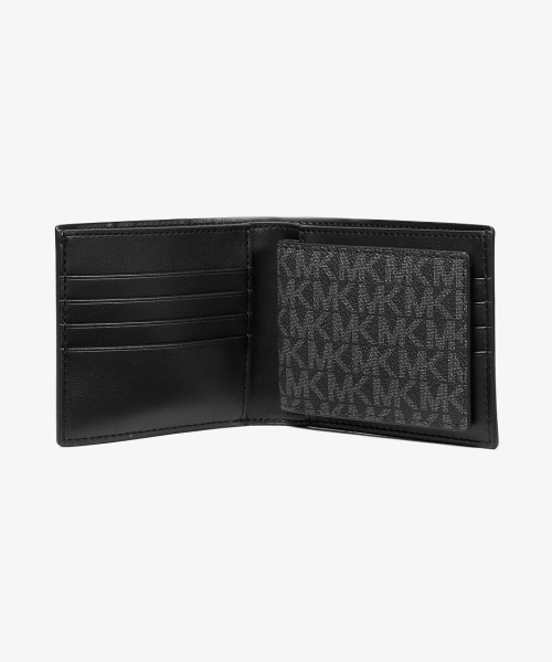 MICHAEL KORS(マイケルコース)の「3 IN 1 ウォレット BOX セット - MKシグネチャー(札入れ/マネークリップ・メンズ・レッド系・FREE)」の4枚目の写真