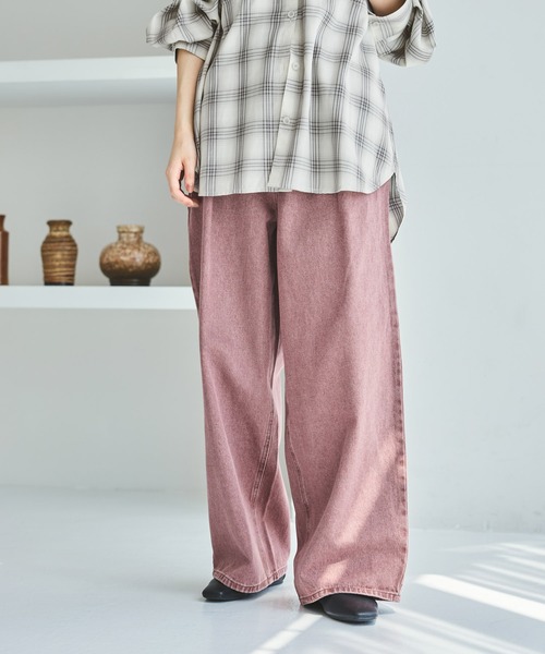 LAKOLE（ラコレ）の「ウエストフックデニムパンツ / 580005（デニムパンツ・レディース・ブラウン/ブルー/ブラック/グレー・SMALL/MEDIUM/LARGE）」の3枚目の写真